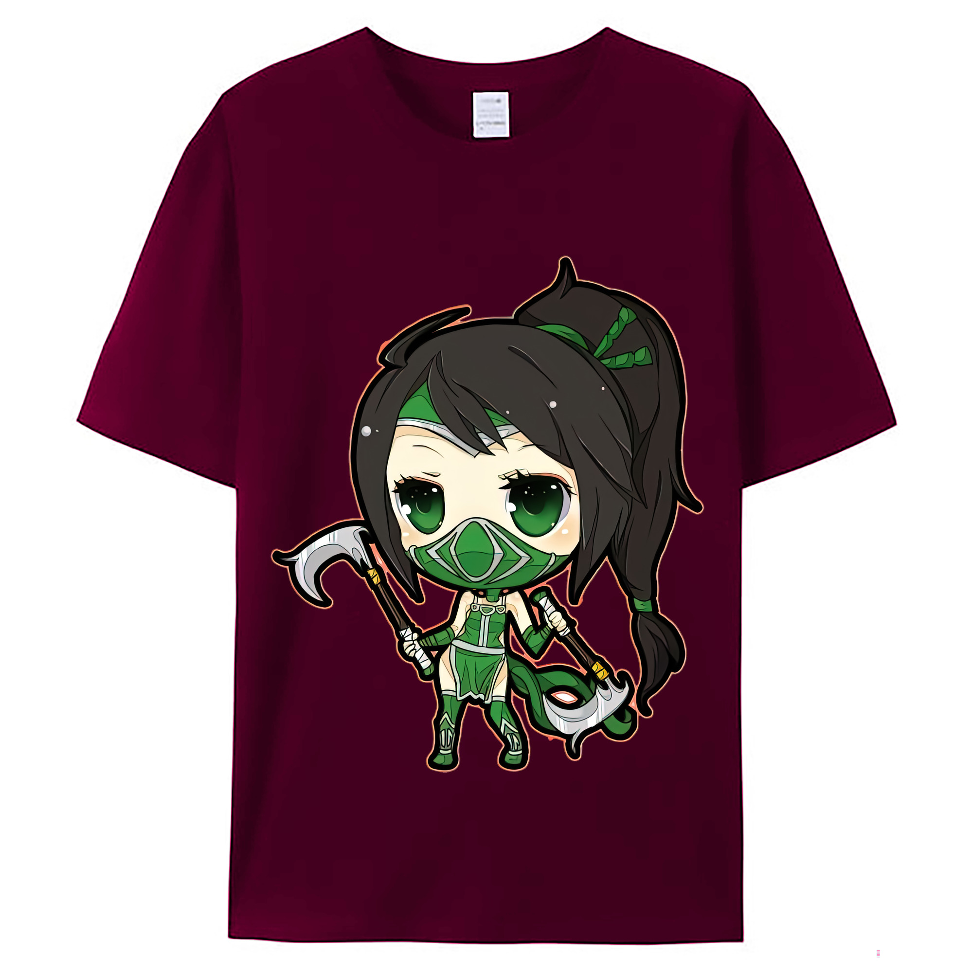 （画像用） リーグ・オブ・レジェンド League of Legends LOL レディースカジュアルプリントTシャツ（綿100％）
